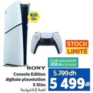 Console Sony Edition Digitale Playstation 5 Slim