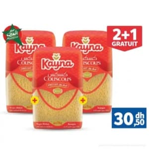 Couscous moyen Kayna (2+1 Gratuit)