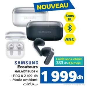 Ecouteurs Samsung Galaxy Buds 4