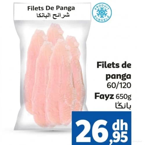 Filets de Panga Fayz 650g