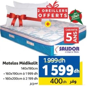 Matelas Médikalit Salidor - 140x190cm