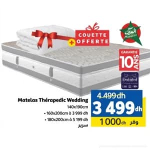 Matelas Thérapedic Wedding Dolidol