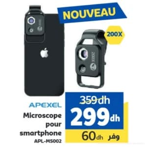 Microscope pour smartphone APEXEL APL-MS002