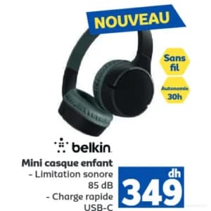 Mini casque enfant sans fil Belkin