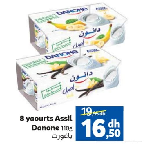 Pack 8 Yaourts Danone Assil 110g