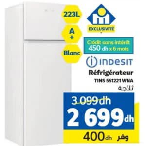 Réfrigérateur INDESIT TINS 551221 WNA