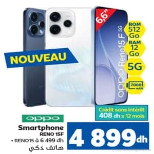 Smartphone Oppo Reno 15F 5G