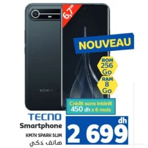 TECNO Smartphone KM7K SPARK SLIM
