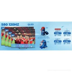 تلفزيون هاير 75 بوصة S80 QLED 120Hz