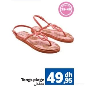Tongs plage