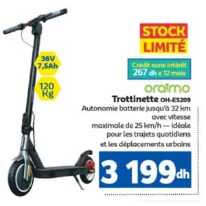 Trottinette Électrique Oraimo OH-ES209