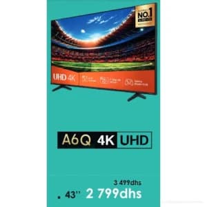 تلفاز A6Q 4K UHD 43 بوصة