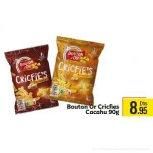 Bouton d'Or Cricfie's - Saveur Cacahuète ou Fromage 90g