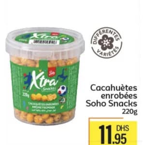 Cacahuètes enrobées Soho Snacks