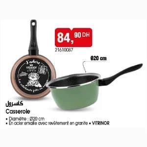 Casserole VITRINOR Ø20 cm