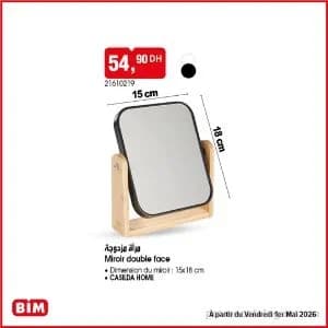 Miroir double face