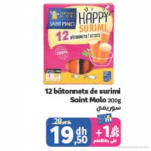 Bâtonnets de surimi