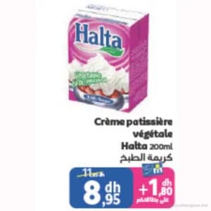 Crème patissière végétale