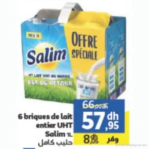 Lait entier UHT