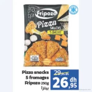 Pizza snacks 5 fromages