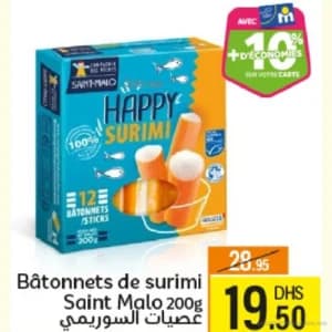 Bâtonnets de surimi