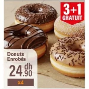 Donuts Enrobés - Pack de 4