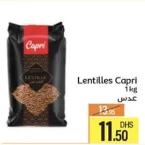 Lentilles Capri 1kg