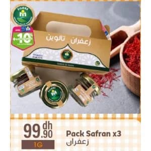 Pack Safran x3