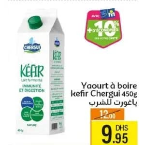 Yaourt à boire kéfir Chergui