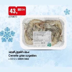 Crevette grise surgelées