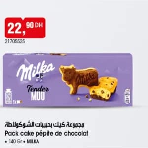 Pack cake pépite de chocolat