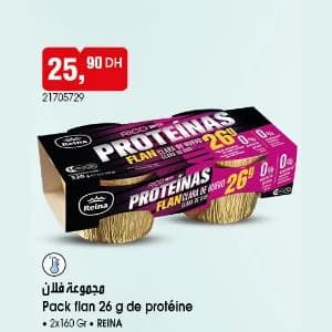 Pack flan 26 g de prot
mob
