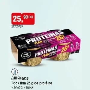 Pack flan 26 g de prot
mob