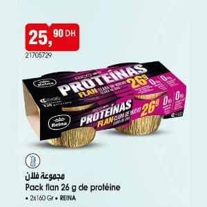 Pack flan 26 g de prot
VINE