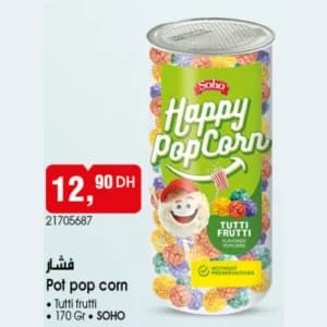 Pot pop corn Tutti Frutti