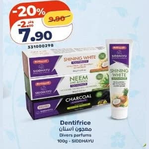 Dentifrice Divers parfums