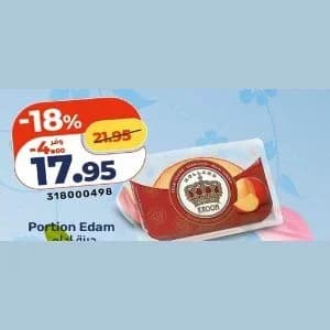 Portion Edam