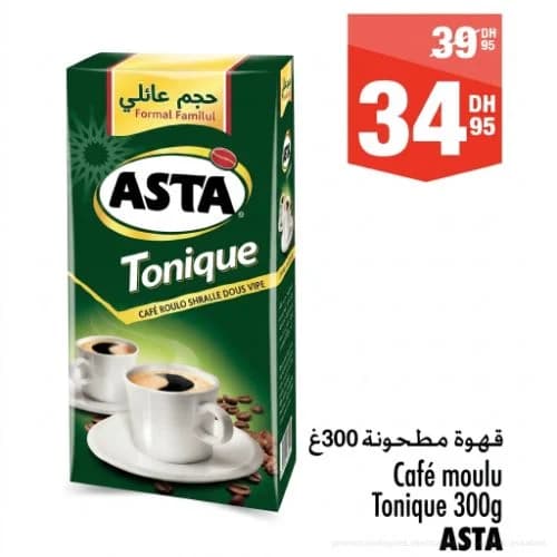 Café moulu Tonique ASTA