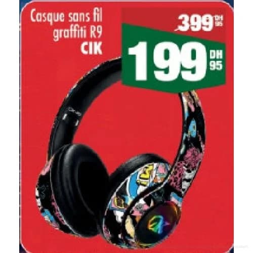 سماعة لاسلكية غرافيتي R9