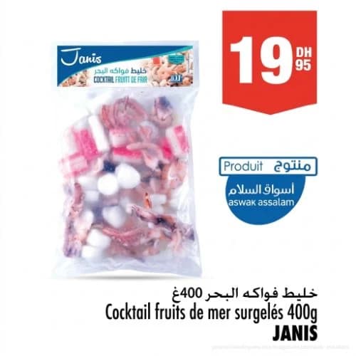 Cocktail fruits de mer surgelés