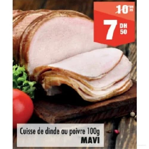 Cuisse de dinde au poivre