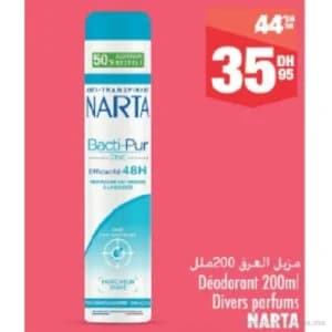 Déodorant Narta Bacti-Pur Divers Parfums
