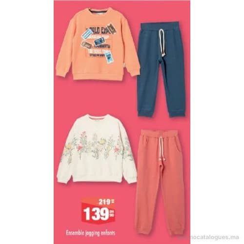 Ensemble jogging enfants