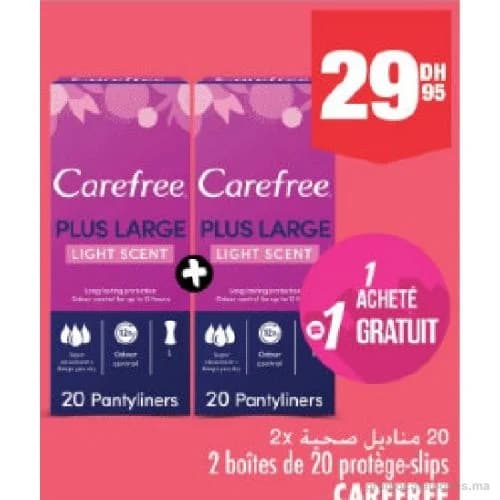 Protège-slips Plus Large Light Scent