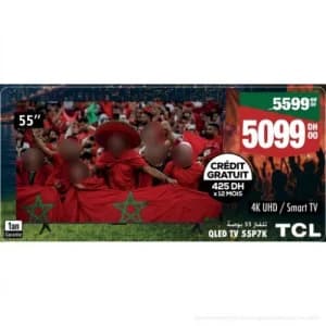 تلفاز TCL QLED 55P7K 55 بوصة 4K UHD ذكي