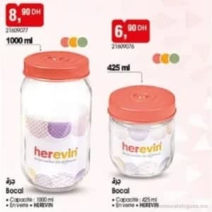 Bocal en Verre 1000 ml