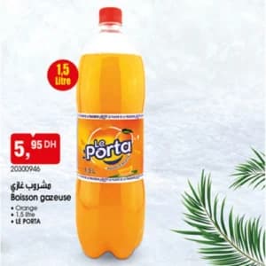 مشروب غازي برتقال لو بورتا
