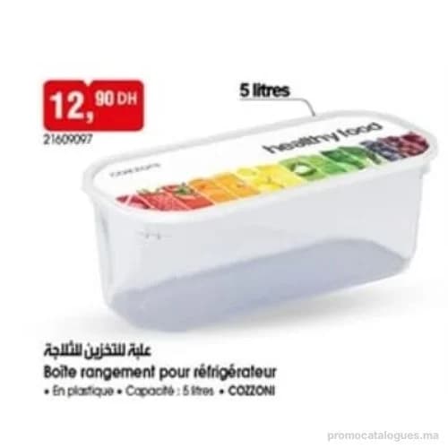Boîte rangement pour réfrigérateur