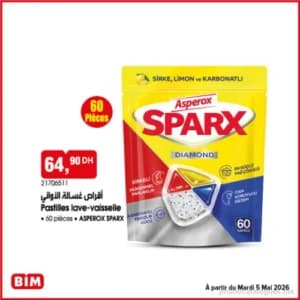 Pastilles lave-vaisselle Asperox Sparx