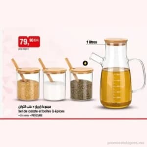 Set de carafe et boites à épices